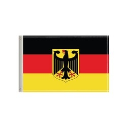 National Flag, Germany, Single-Sided - 96"W x 60"H 1