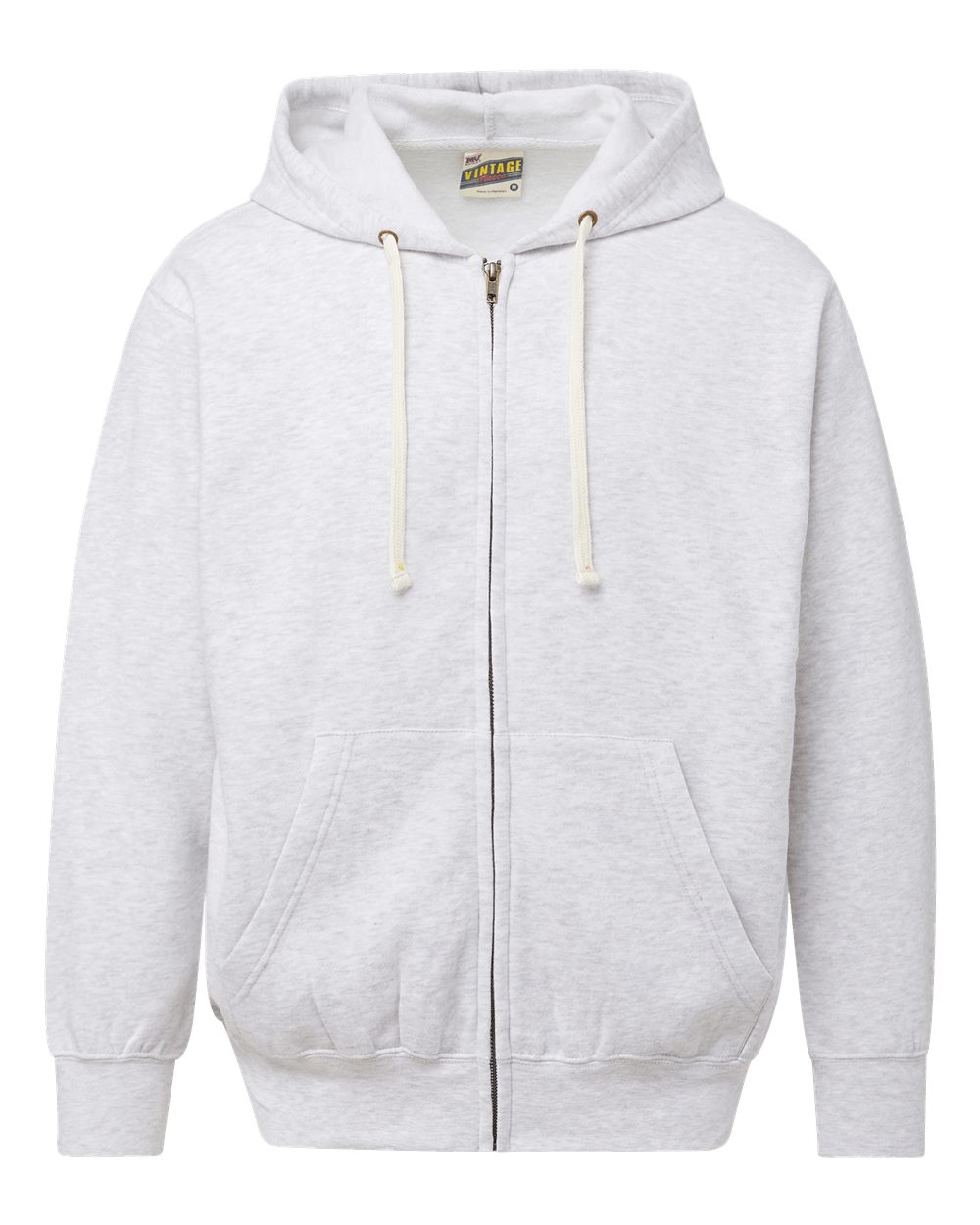 Unisex Vintage Fleece Full-Zip Hooded Sweatshirt - 22132 20