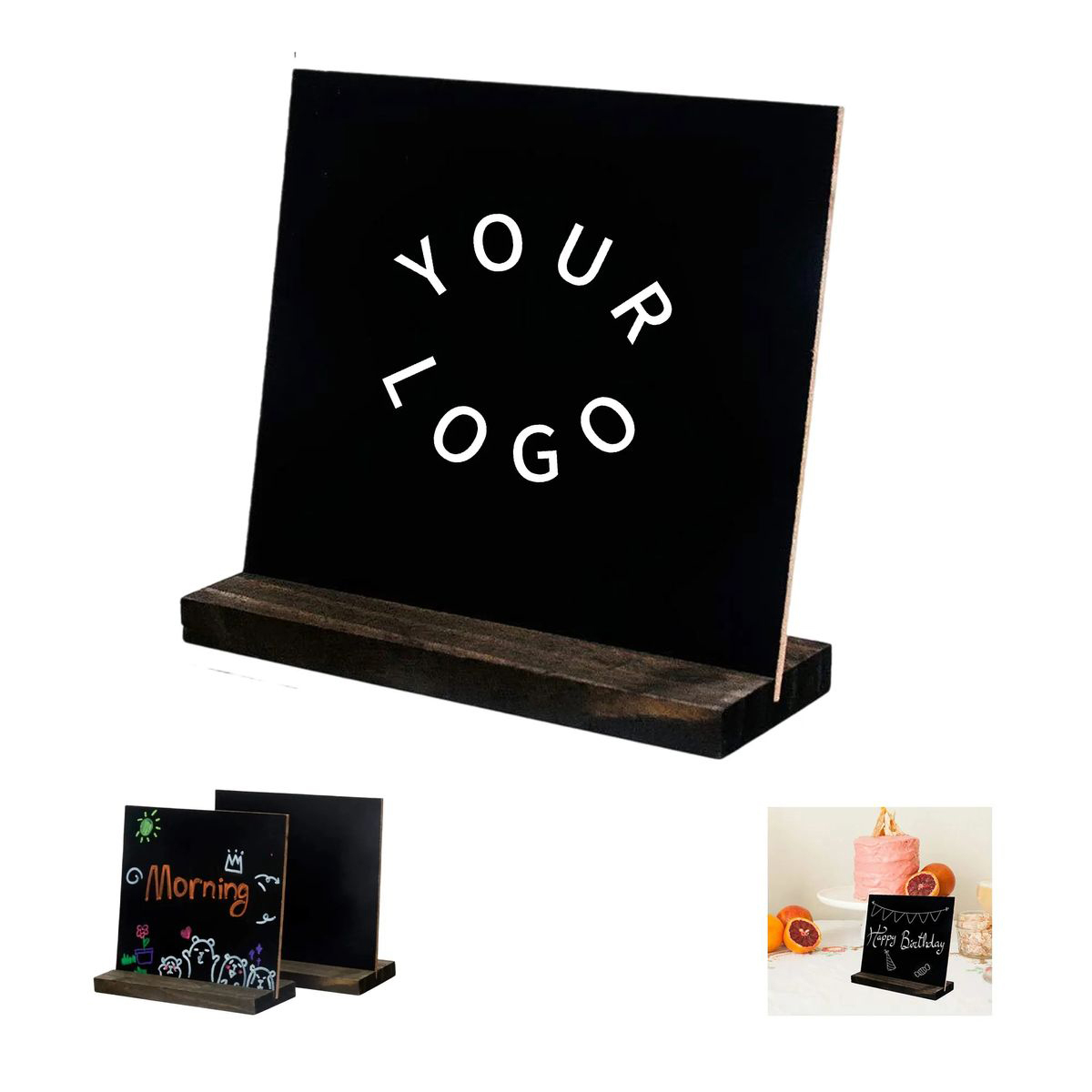 Portable Wood Chalkboard Stand for Cafes and Shops 2