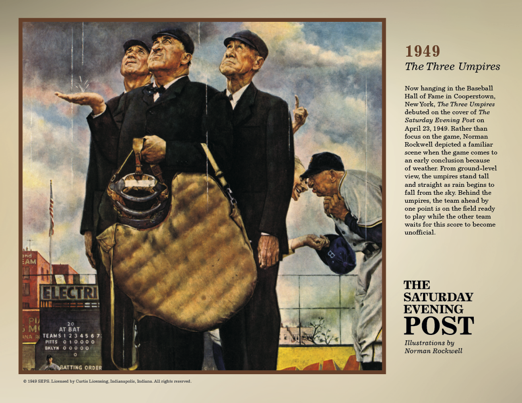 Triumph® Calendars The Saturday Evening Post Illustrations by Norman Rockwell Calendar 35