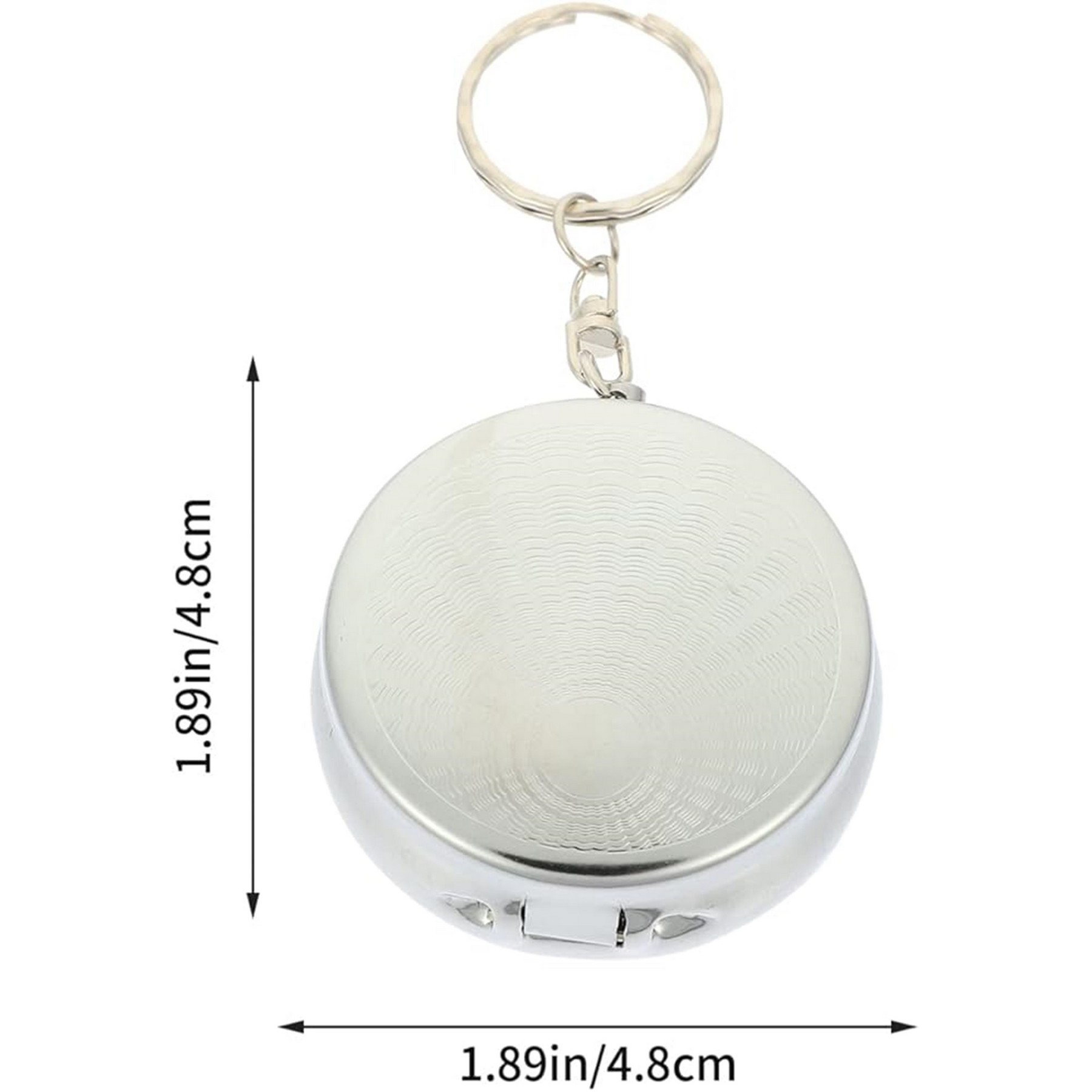 Creative Mini Metal Ashtray Keychain 2