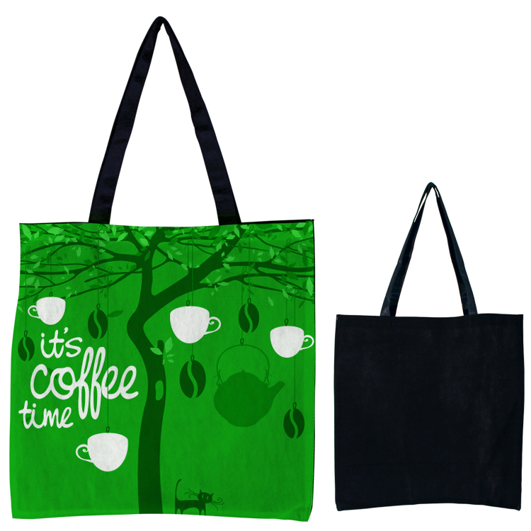 Flat Tote- Full Color on Front Only 10