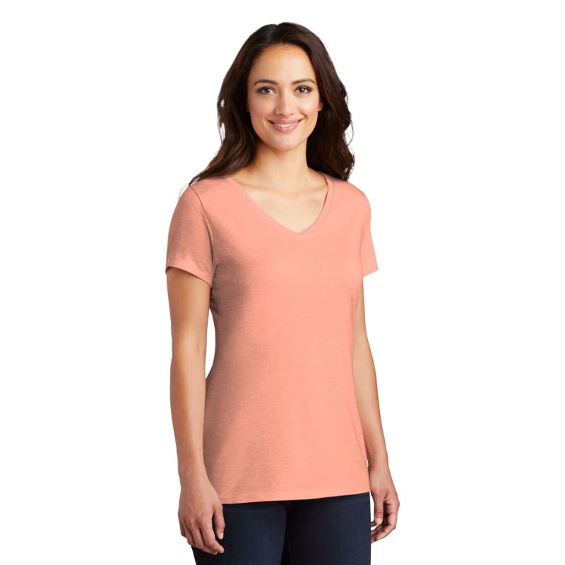 District Women's Perfect Tri V-Neck Tee. 24