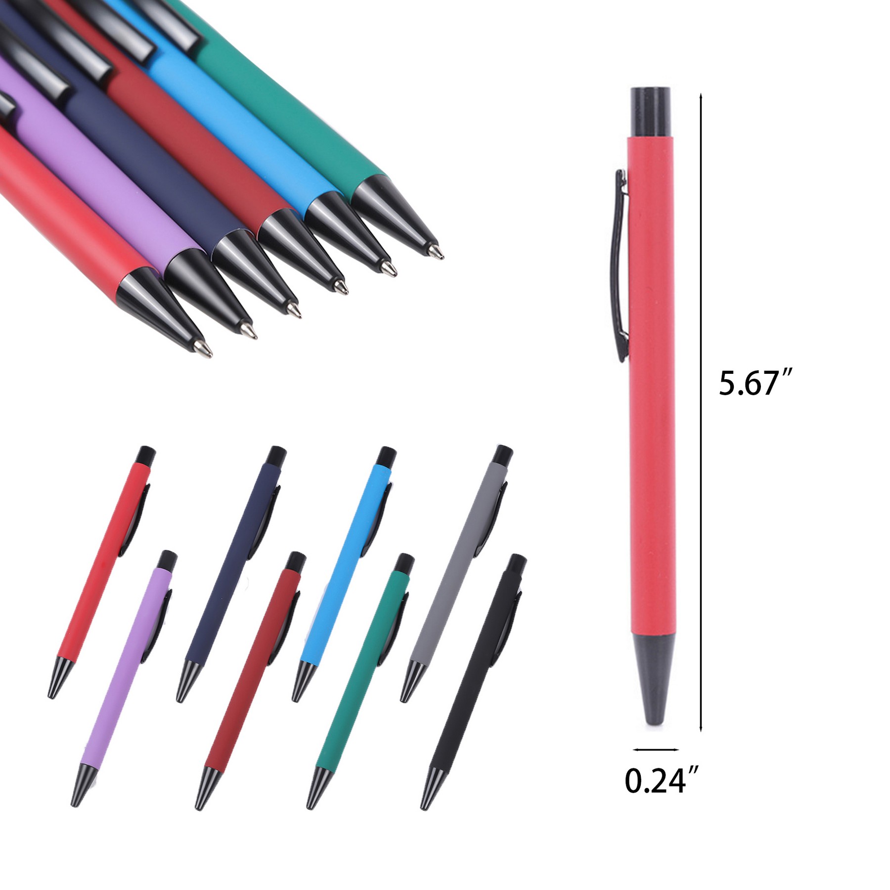 Press Style Ballpoint Pen With Spray Glue 5