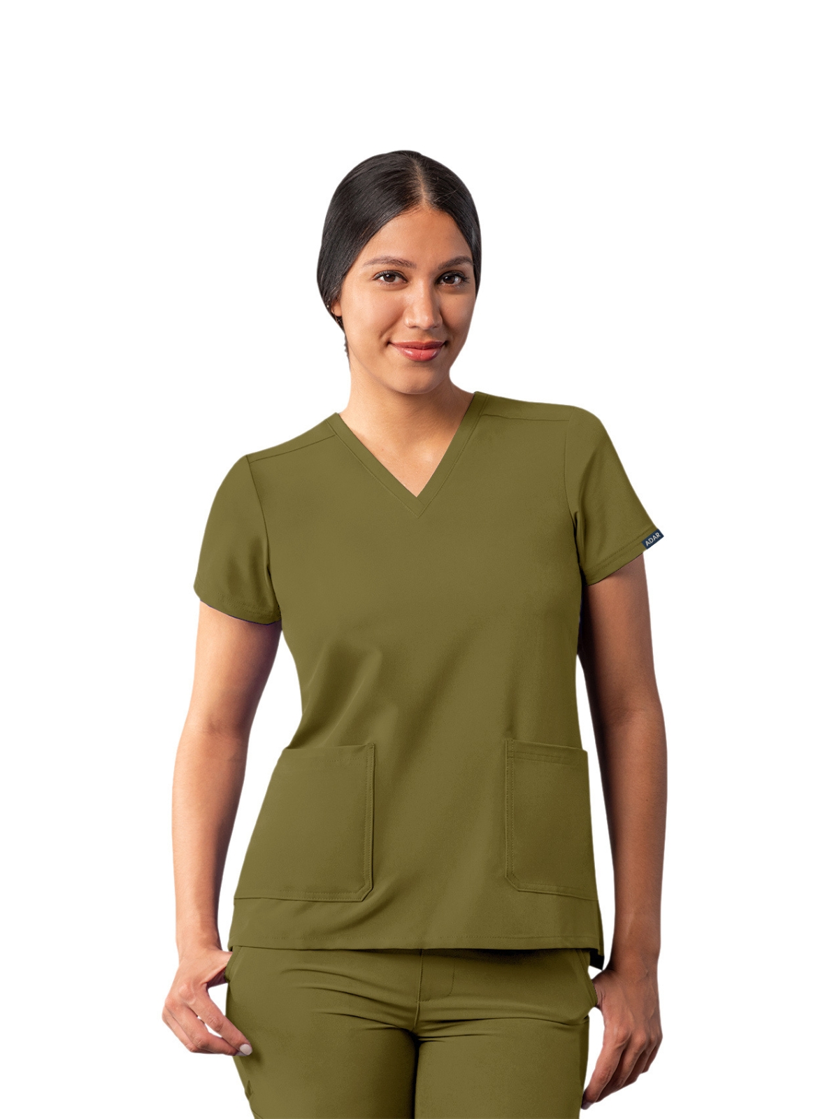 Adar - Addition - Women's Multi-Pocket V-Neck Top 14