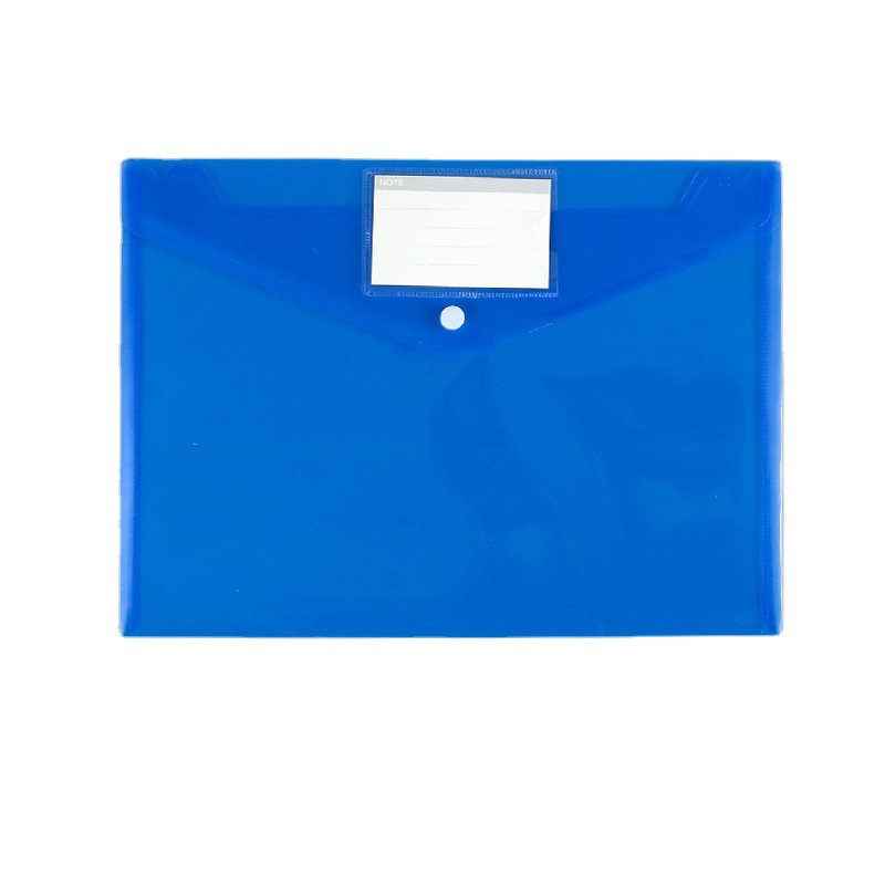 A4 Snap Label Transparent Document Bag 4