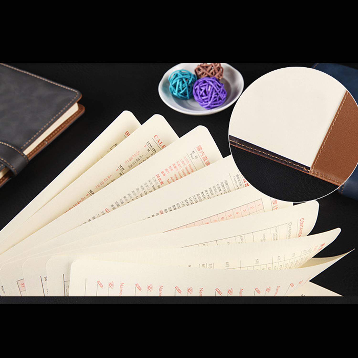 A6 PU Leather Journal Notebooks 5