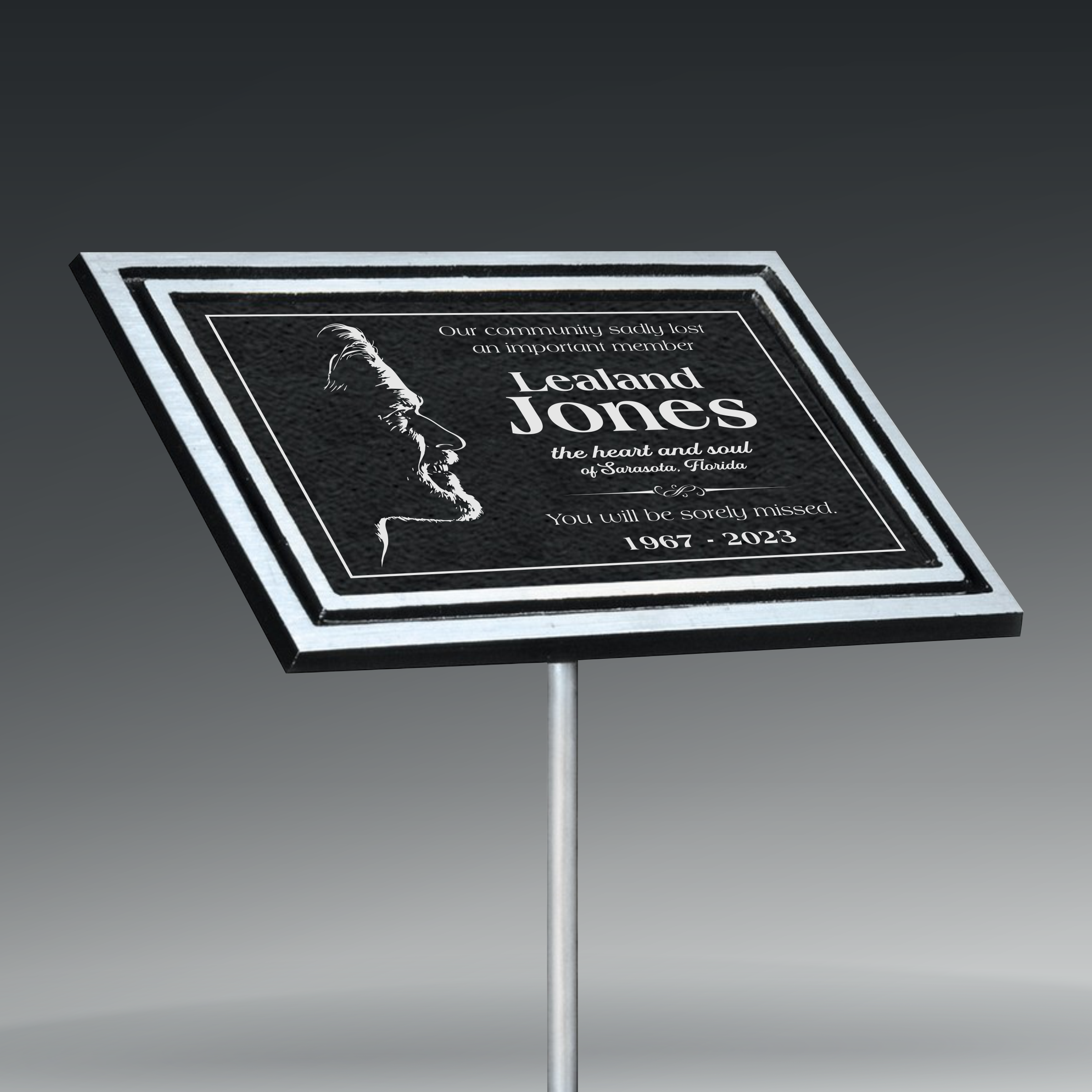 Cast Aluminum Plaque 3