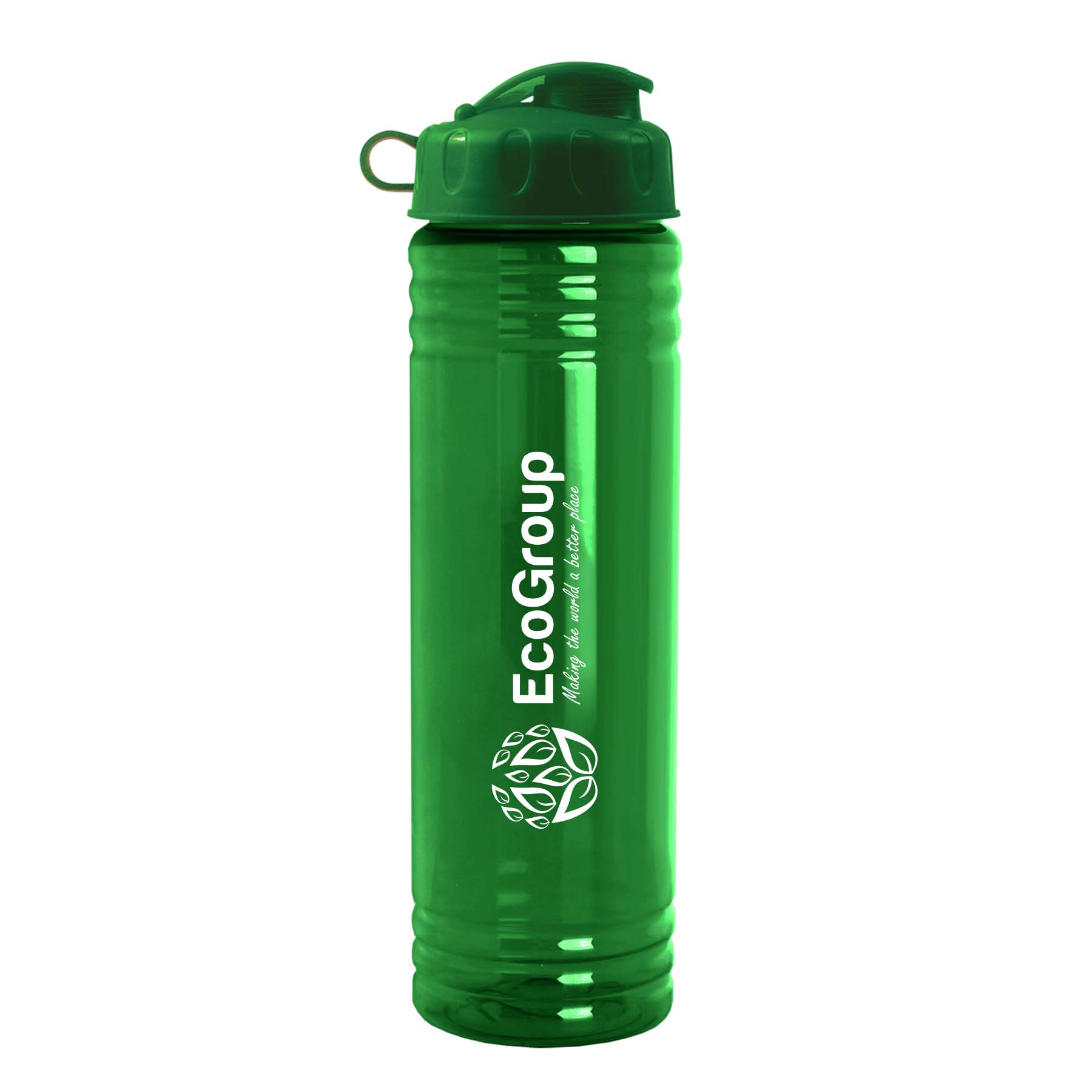 24 oz. Slim Fit UpCycle RPET Bottle with Flip 9