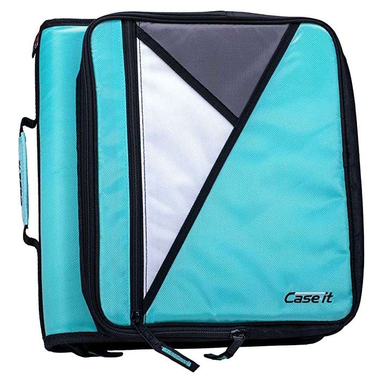 Case-It Universal Zipper Binders - Spearmint 2" 1