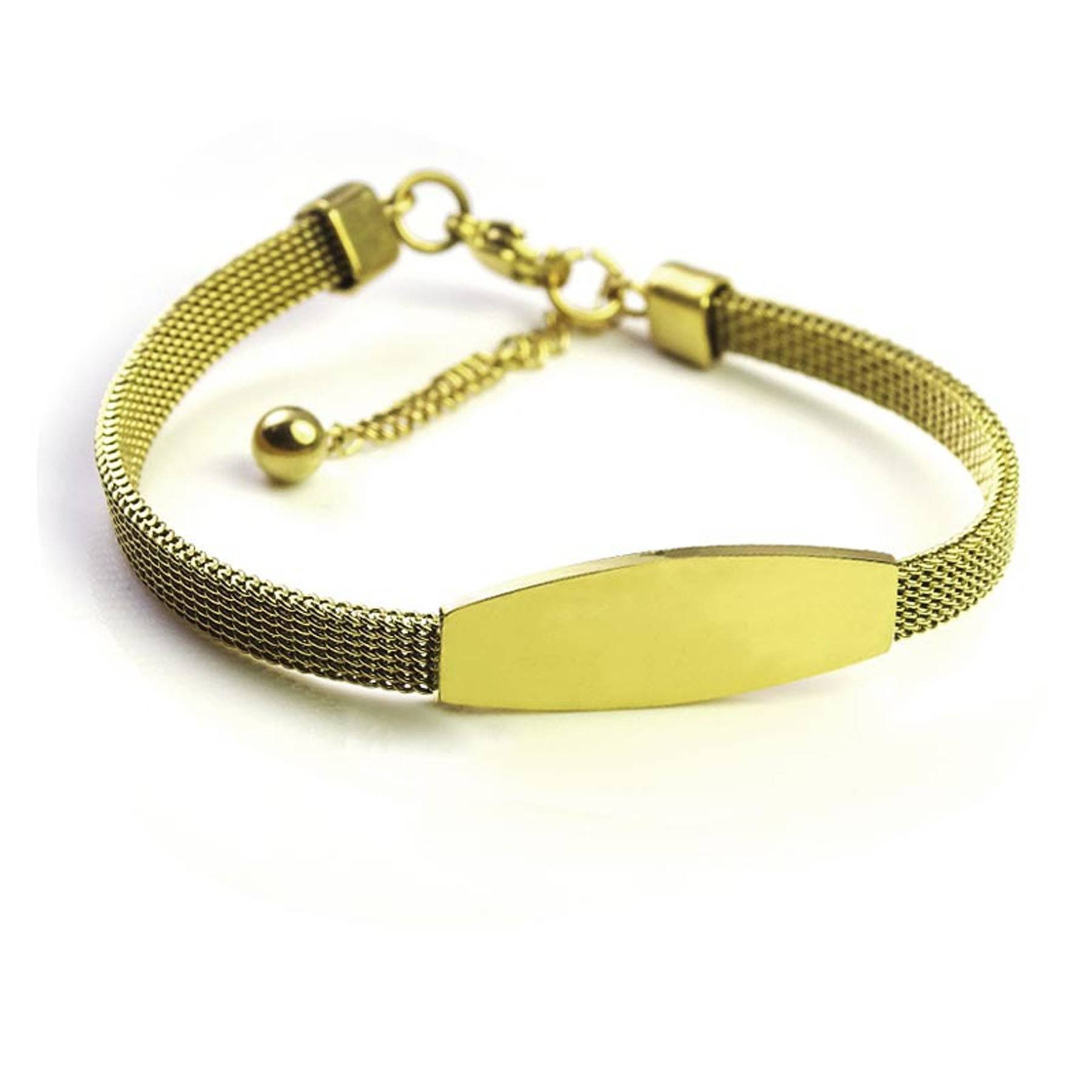Engraved Stainless Steel Bracelet 4