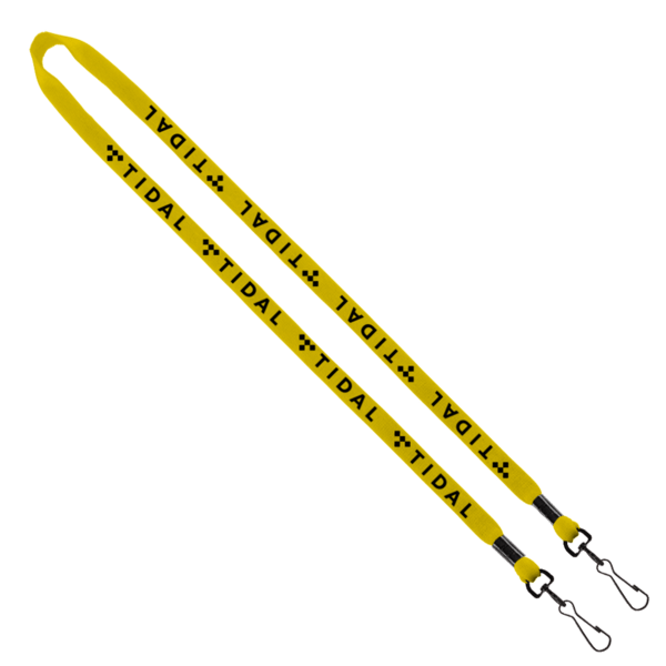 1/2" Cotton Double Swivel Hook Lanyard 27