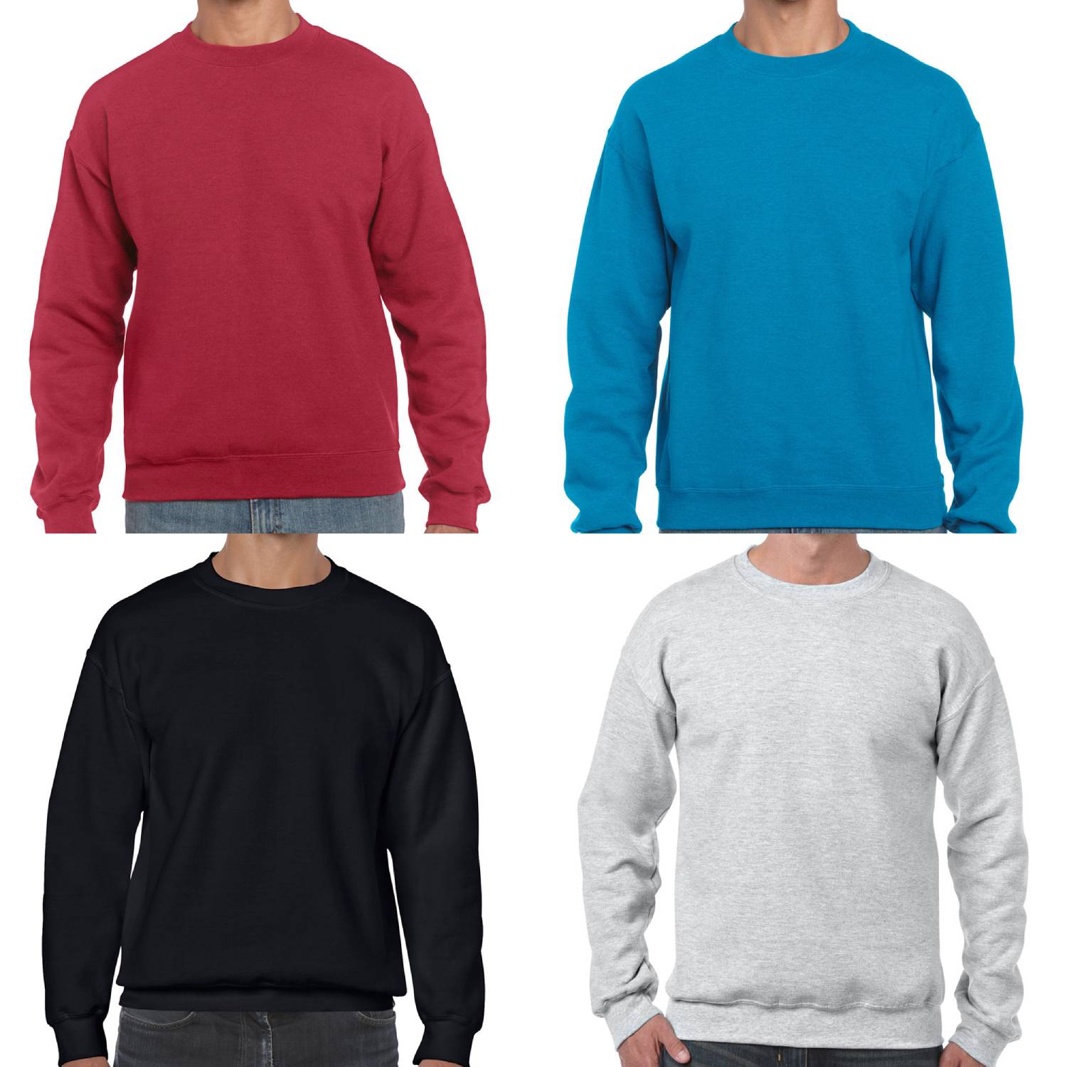 Adult 7.75 oz. Cotton Blend Crewneck Sweatshirt 10