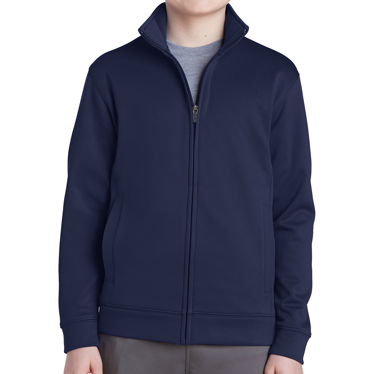 Sport-Tek® Youth Sport-Wick® Fleece Full-Zip Jacket 21