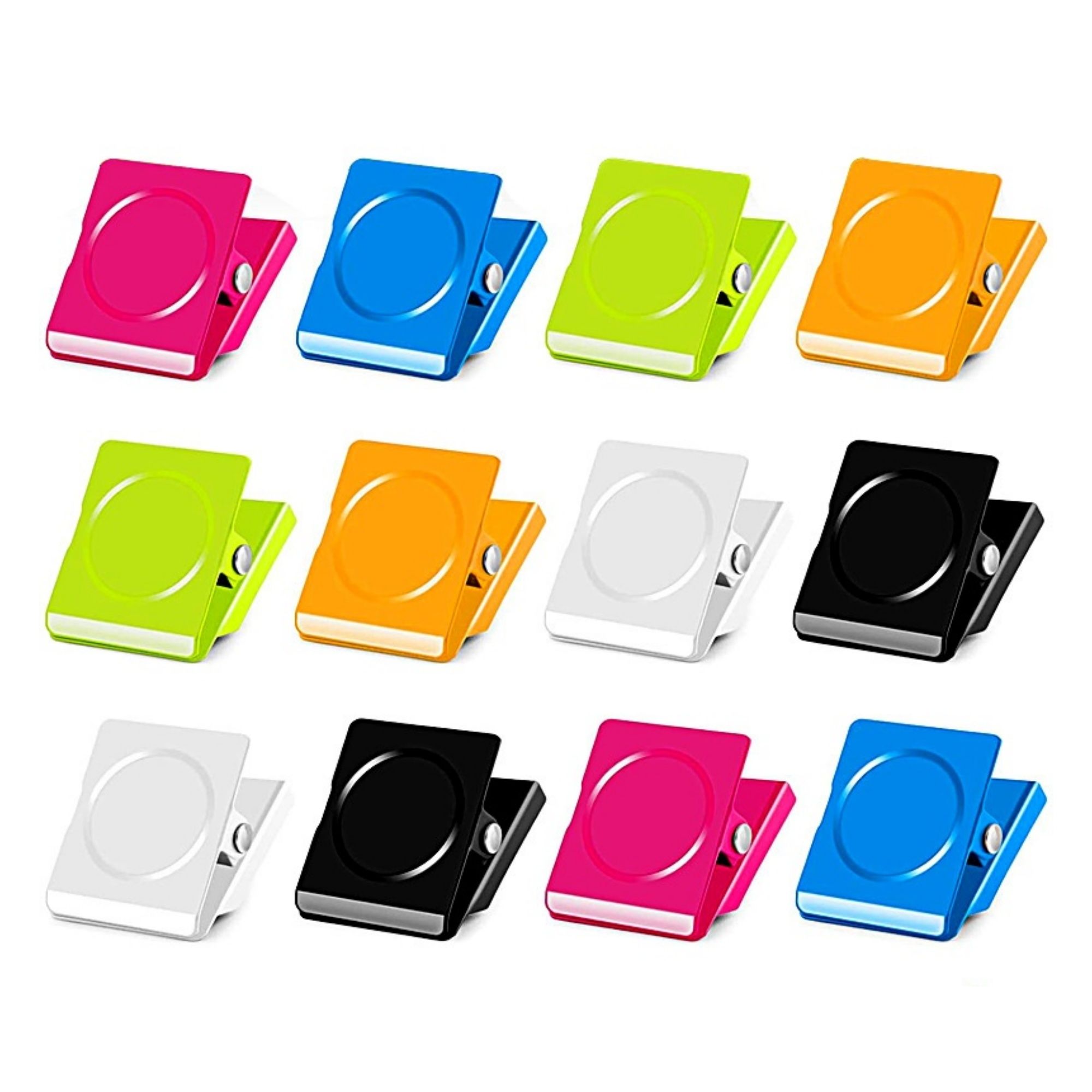Square Metal Magnets Clips 2