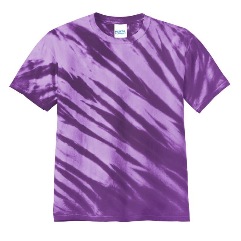 Port & Company - Tiger Stripe Tie-Dye Tee. 22