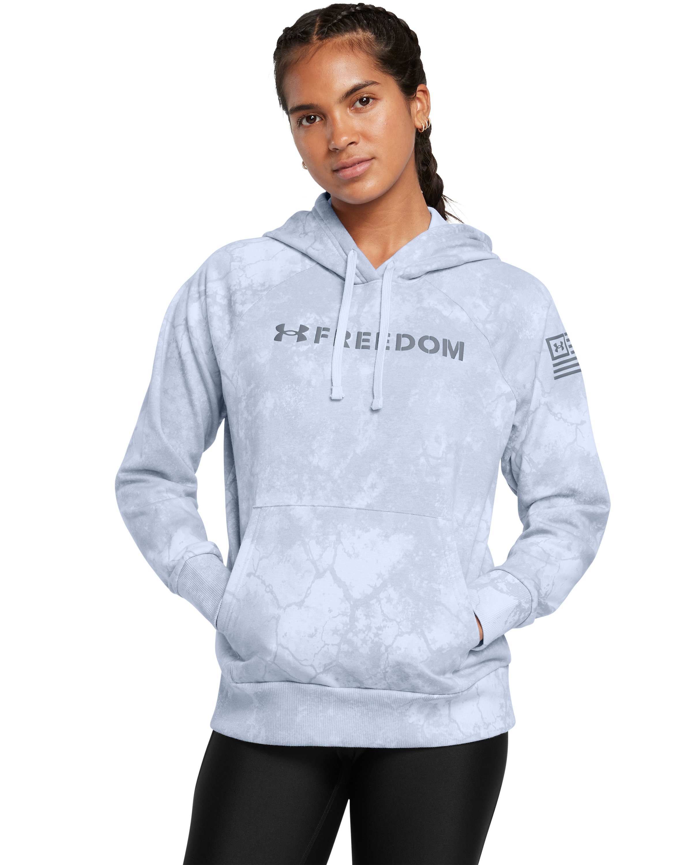 UA Rival Freedom Printed Women's Hoodie 3