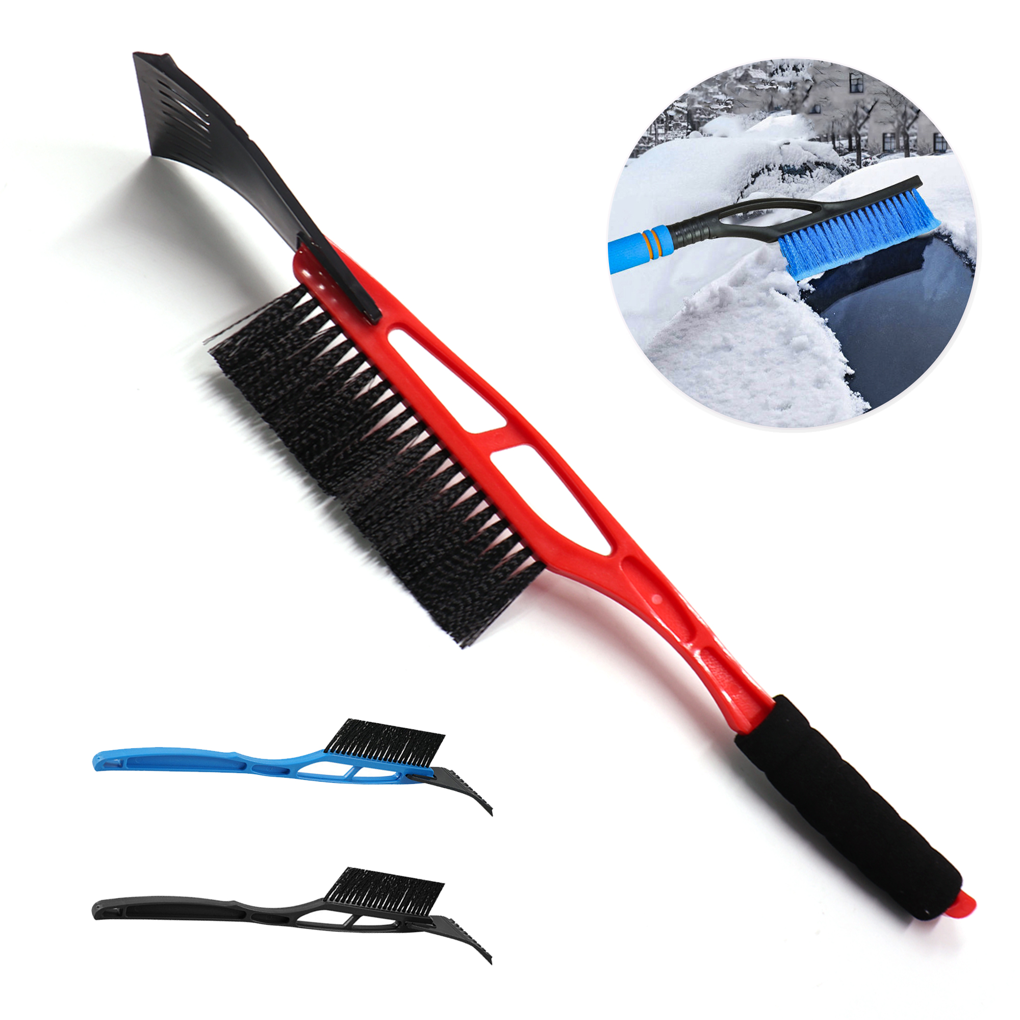 Multi-Function Snow Removal Brush with Scraper 4