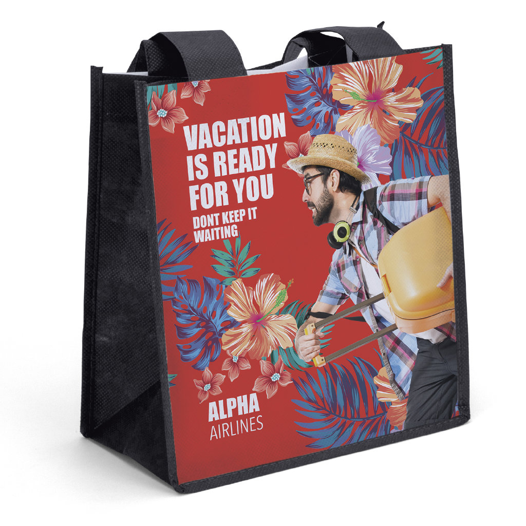 Degas -PET Non-Woven Tote - Sublimation 5