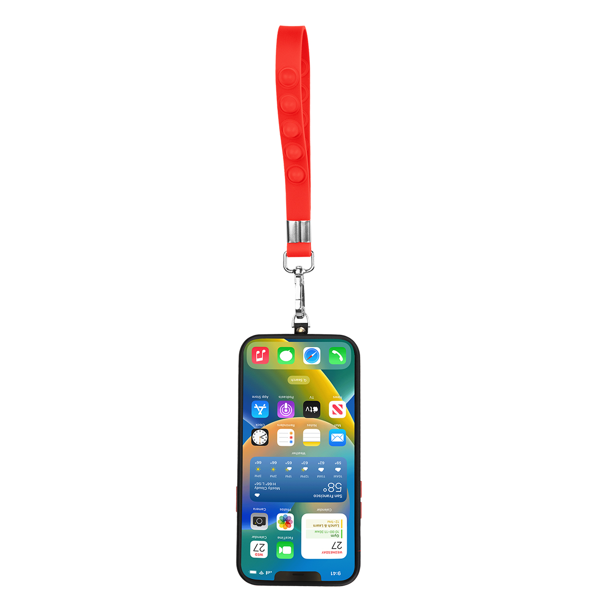 Push Pop Phone Tether Wristlet 17