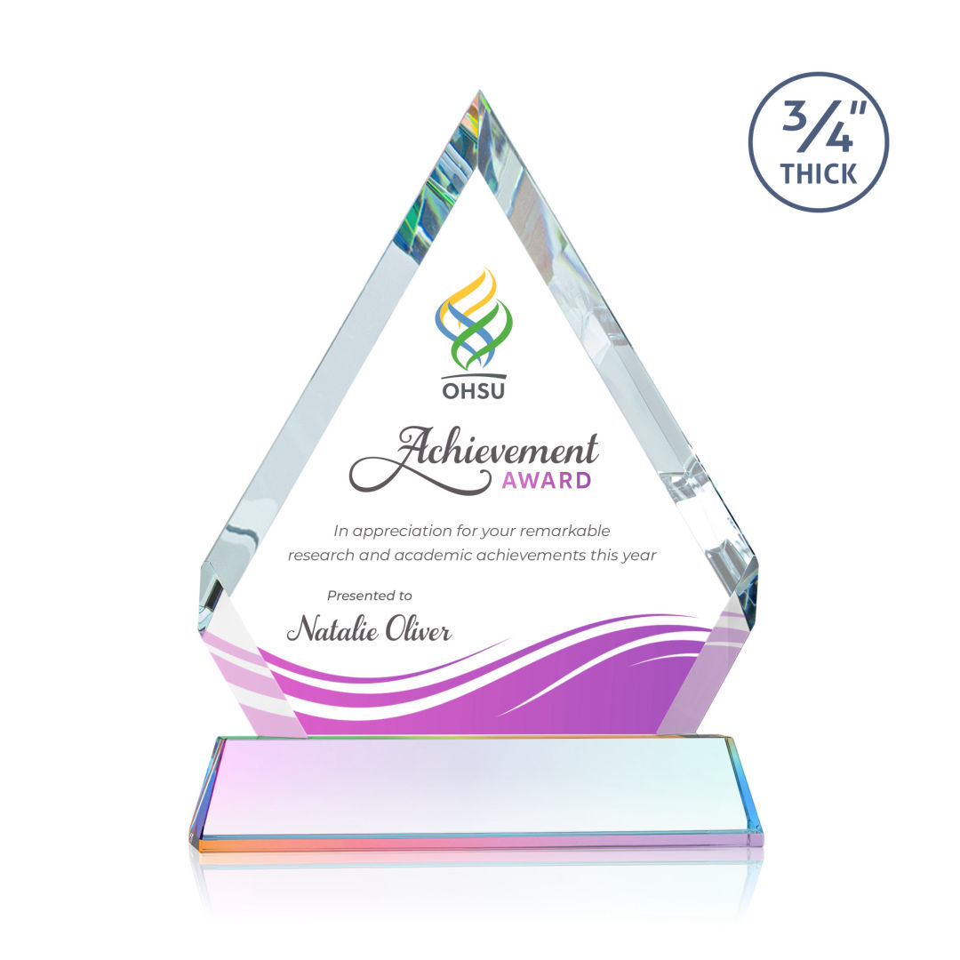 Apex VividPrint™ Award on Newhaven Base - Prismatic 3