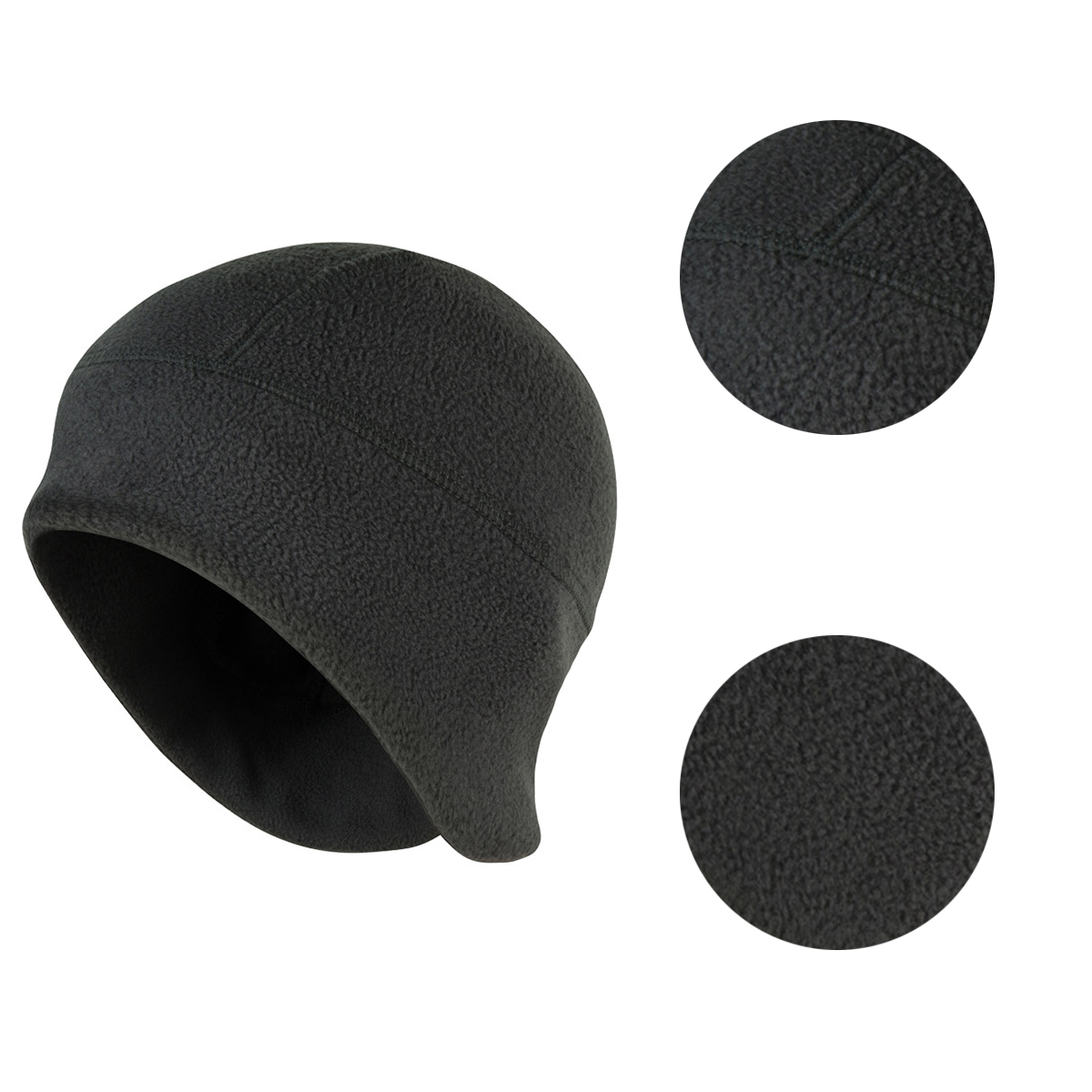 Winter Soft Polar Fleece Thick Windproof Skull Cap 3