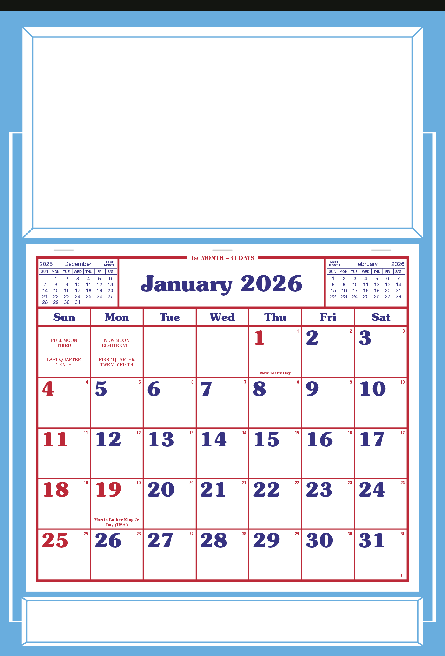 Skinner & Kennedy® Apron Calendar 64
