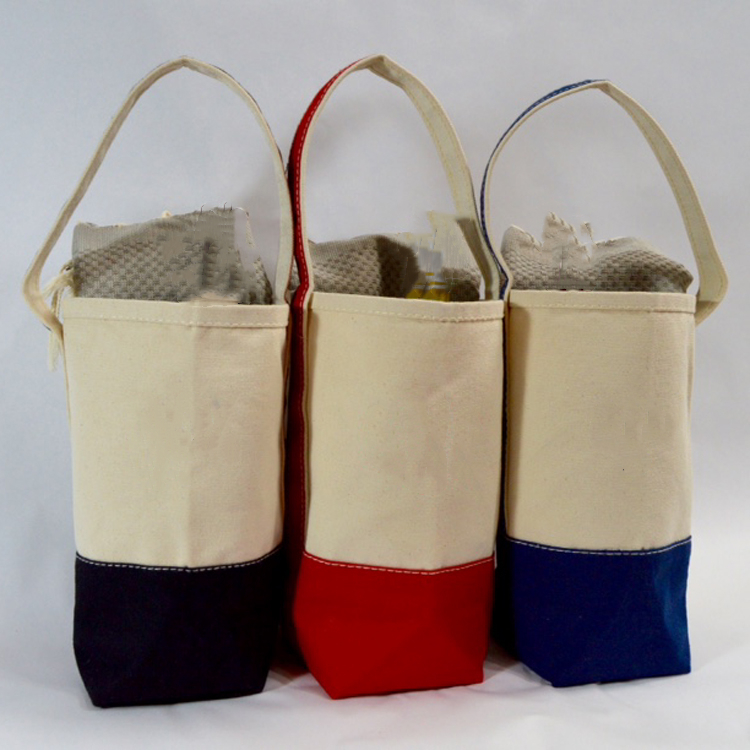 OEM Canvas Wine Tote Bag, custom tote bag with logo imprint 3