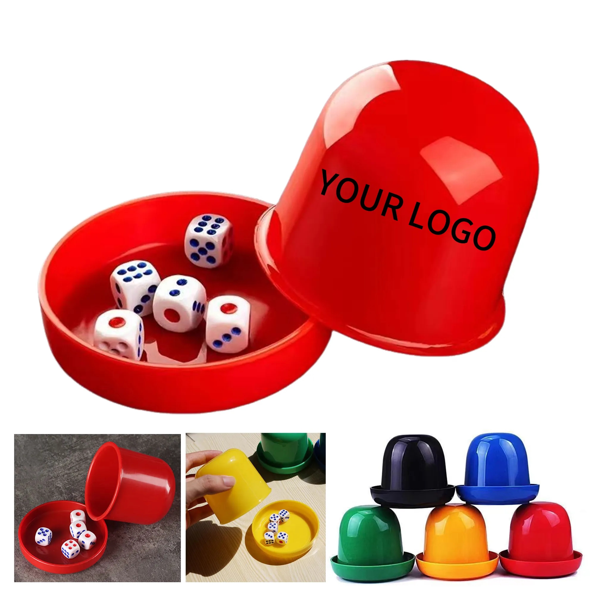 Plastic Dice Cups with Lid 2