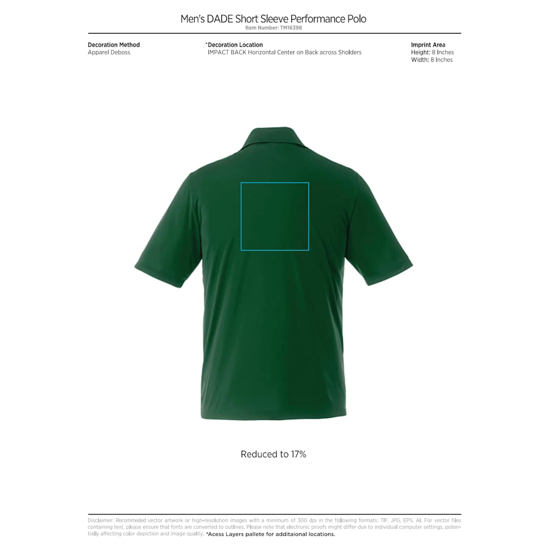Men's DADE Short Sleeve Polo 501