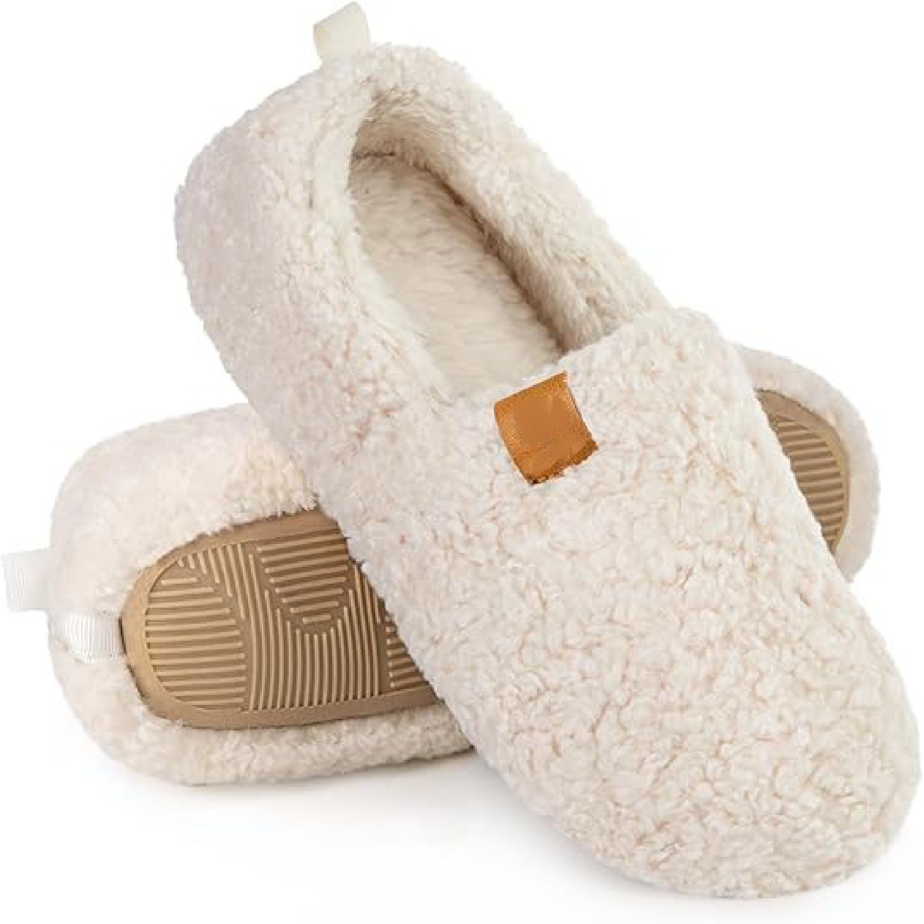 Women's Soft Curly Full Slippers 6