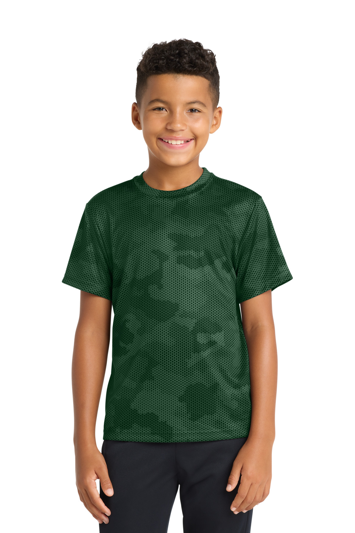Sport-Tek Youth CamoHex Tee. YST370 43