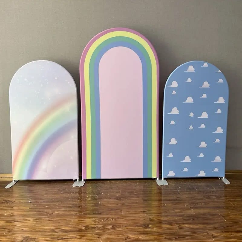 Custom Arch Cover Photo Backdrop Full Set 6