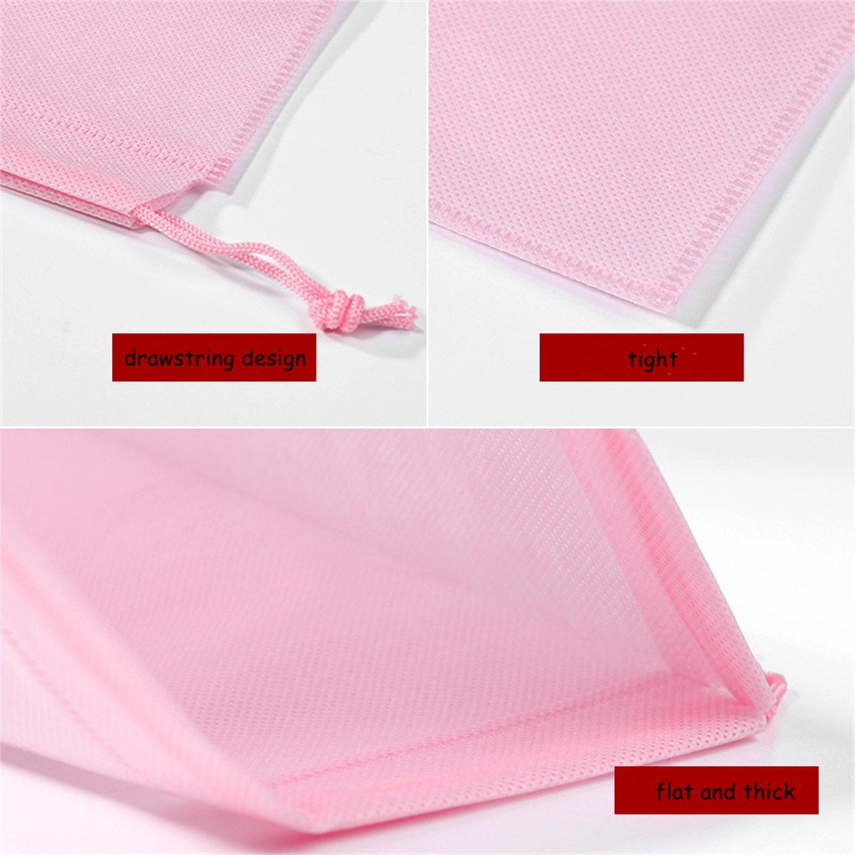 Durable Cotton Drawstring Tote Bags 3