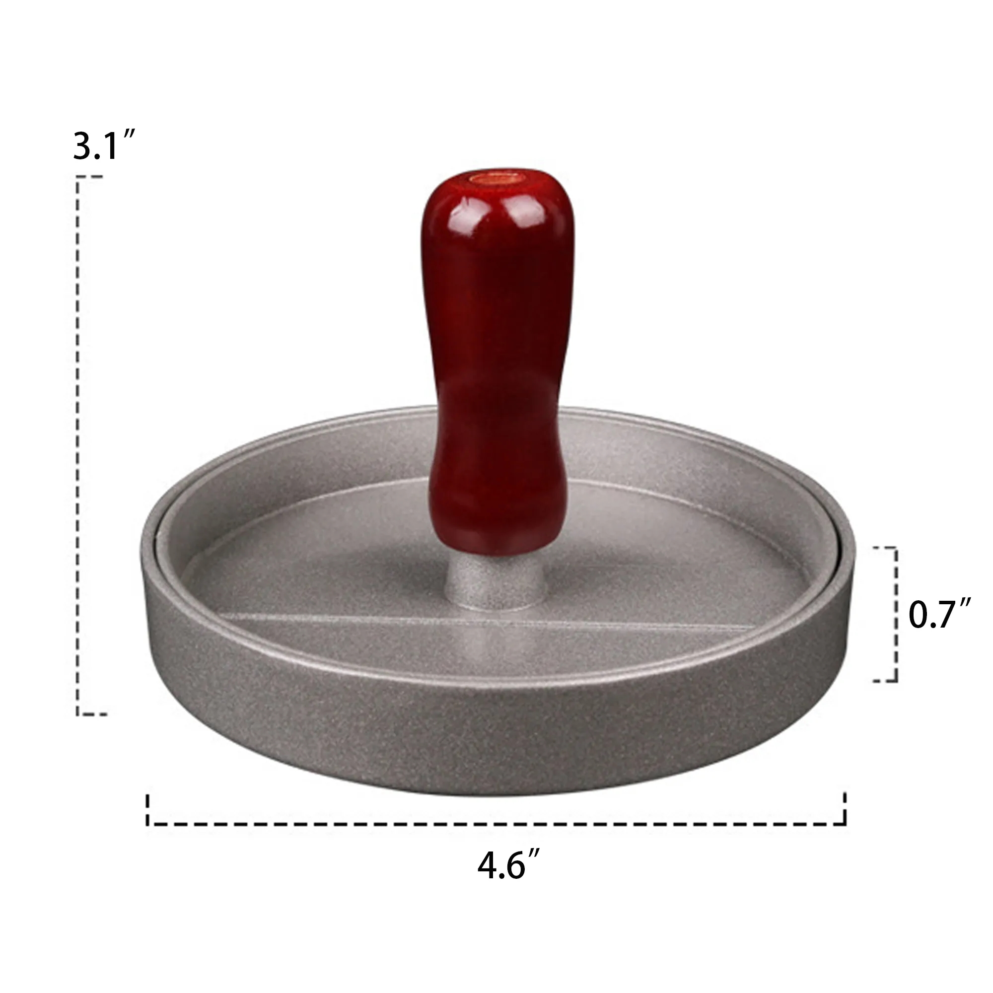 Aluminum Meat Press 3