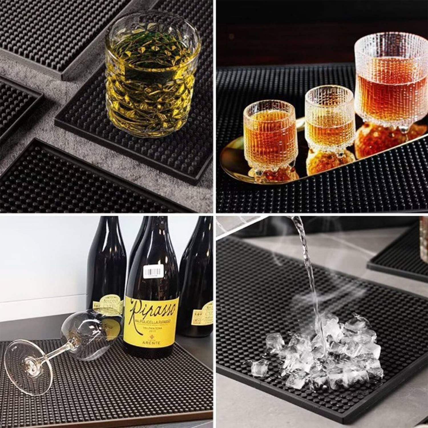 Custom Heavy Duty Vinyl Bar Counter Rail Mat 5
