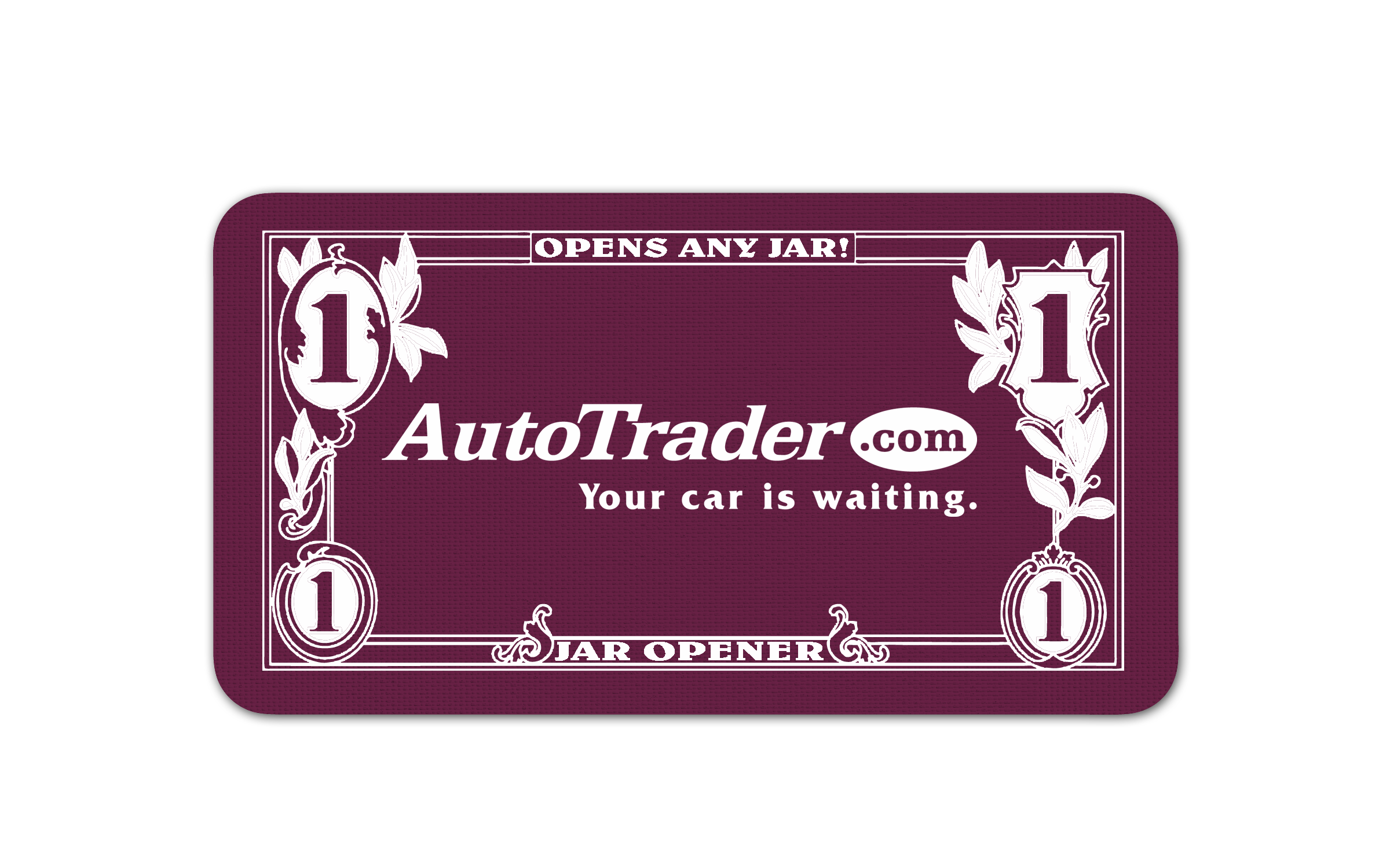 Dollar Bill Vinyl Jar Opener 54