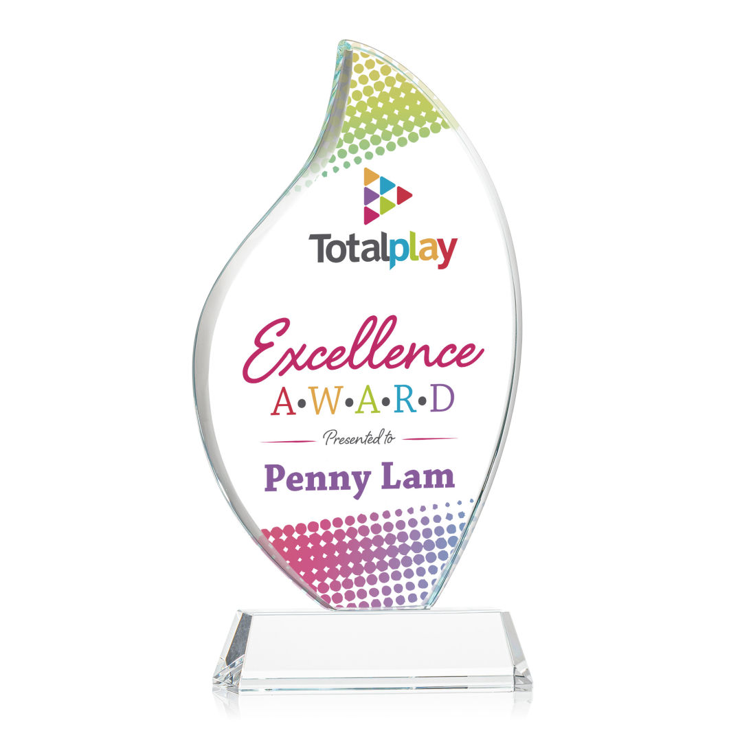 Odessy Flame Vividprint™ Award on Newhaven - Clear 2