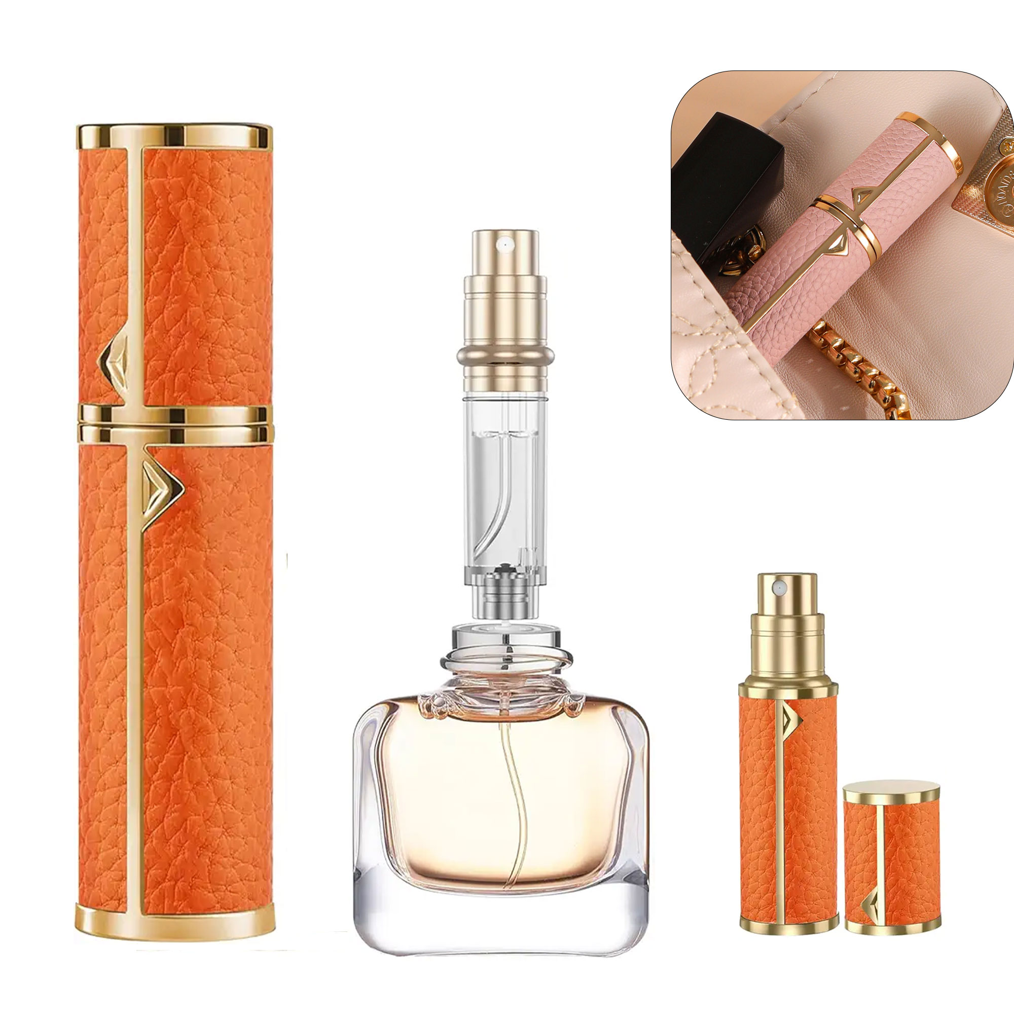 Leather Portable Perfume Dispenser 2