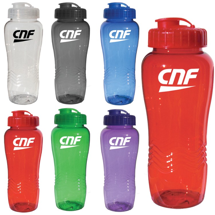 26 oz. Classic Wave Sports Bottle - PET - USA Made - BPA FREE 2
