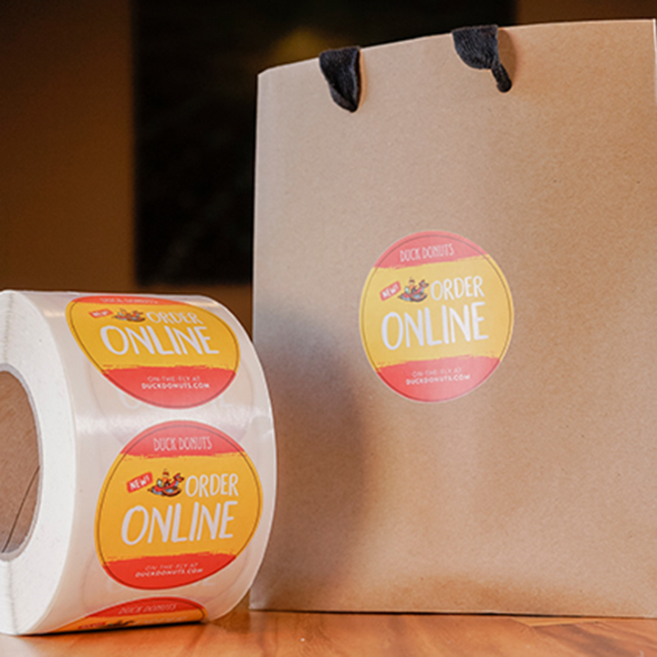 Roll Labels (Semi-Gloss - Permanent)(Eco-Safe) 2