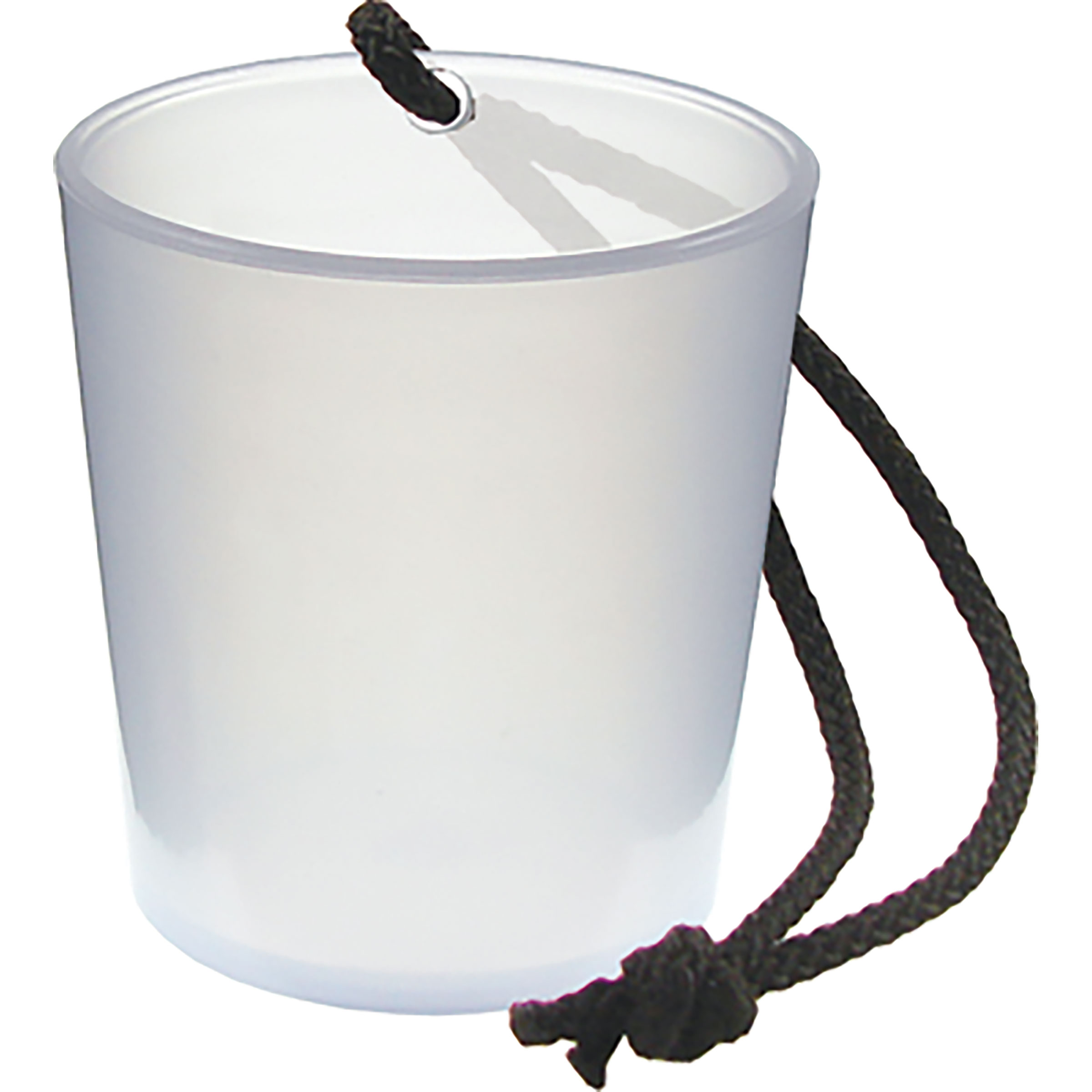 2oz Plastic Bottle Neck Hanging Sidecar Shot Glass with Black Rope