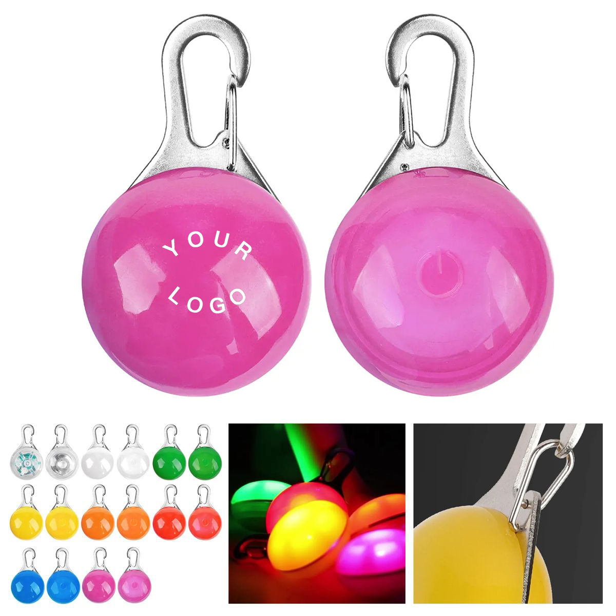LED Pet Safety Light with Flash Modes 8