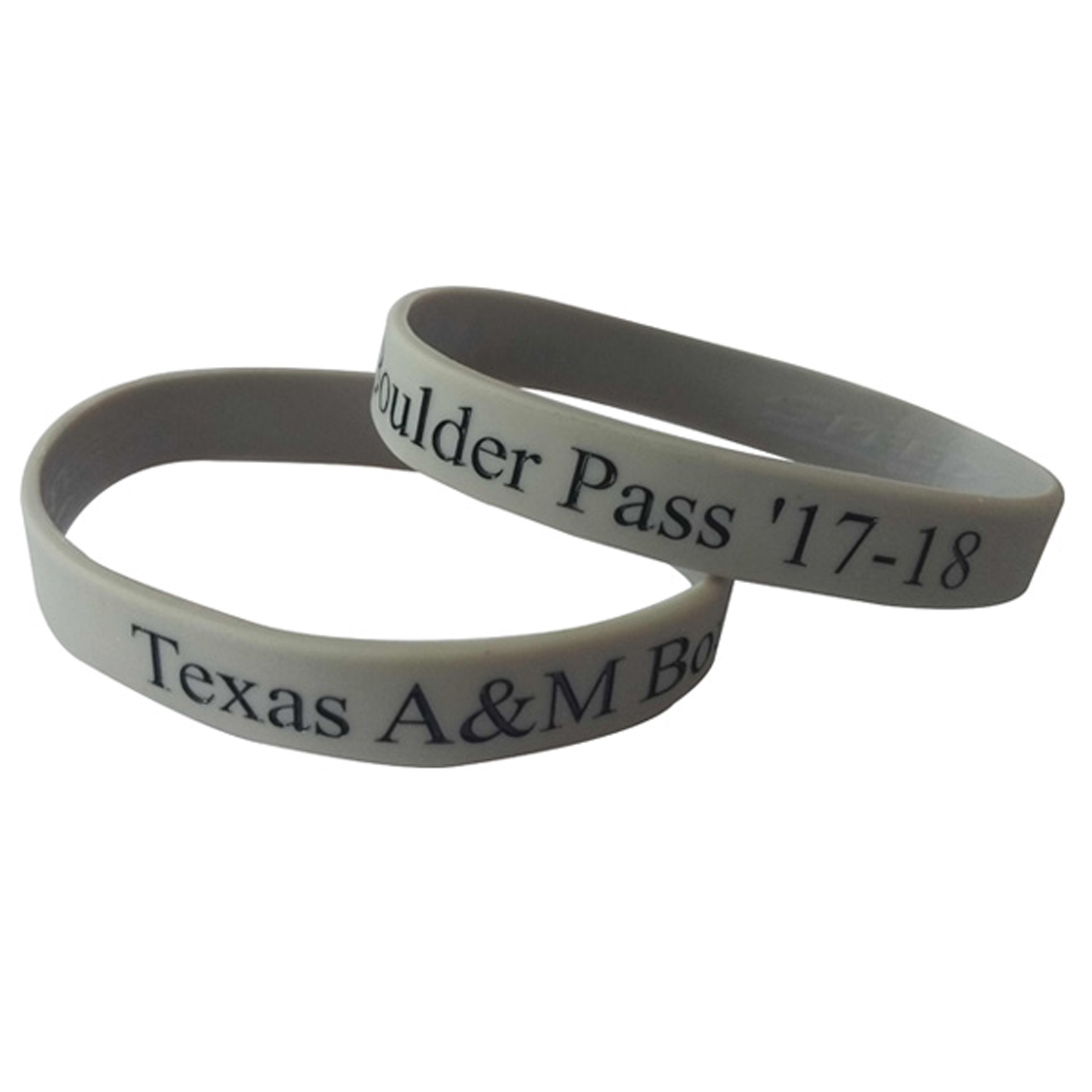 Deboss-Fill Silicone Wristbands 6