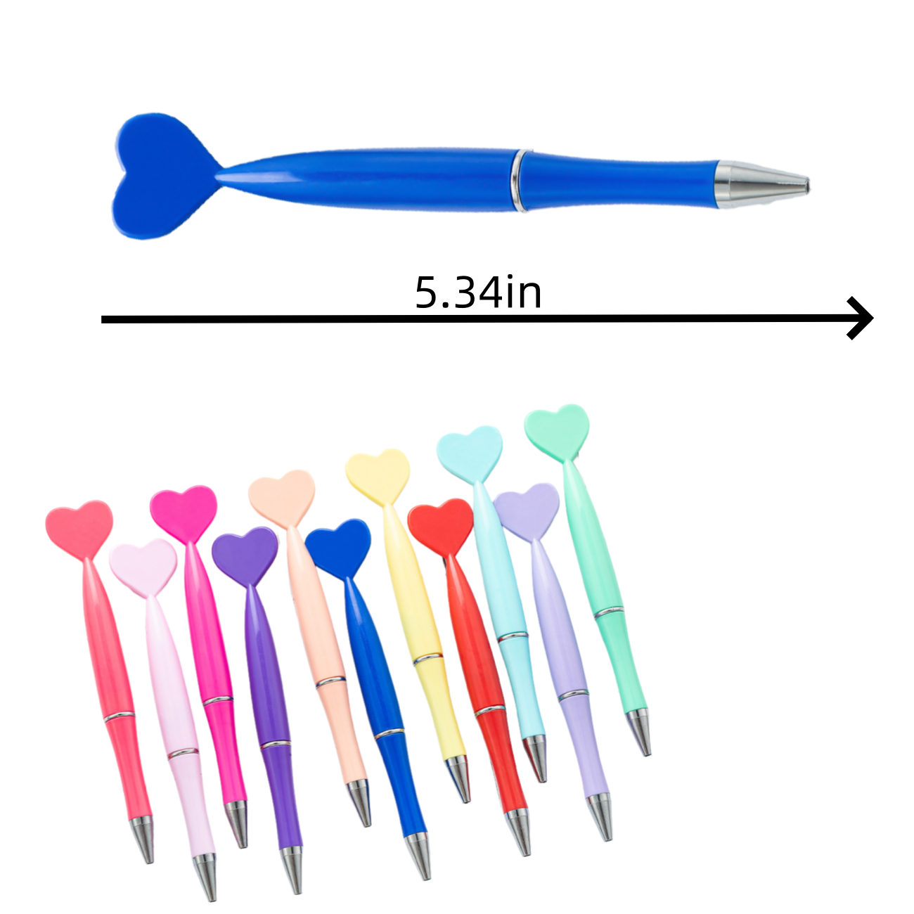 Customized heart-shaped ballpoint pen 1