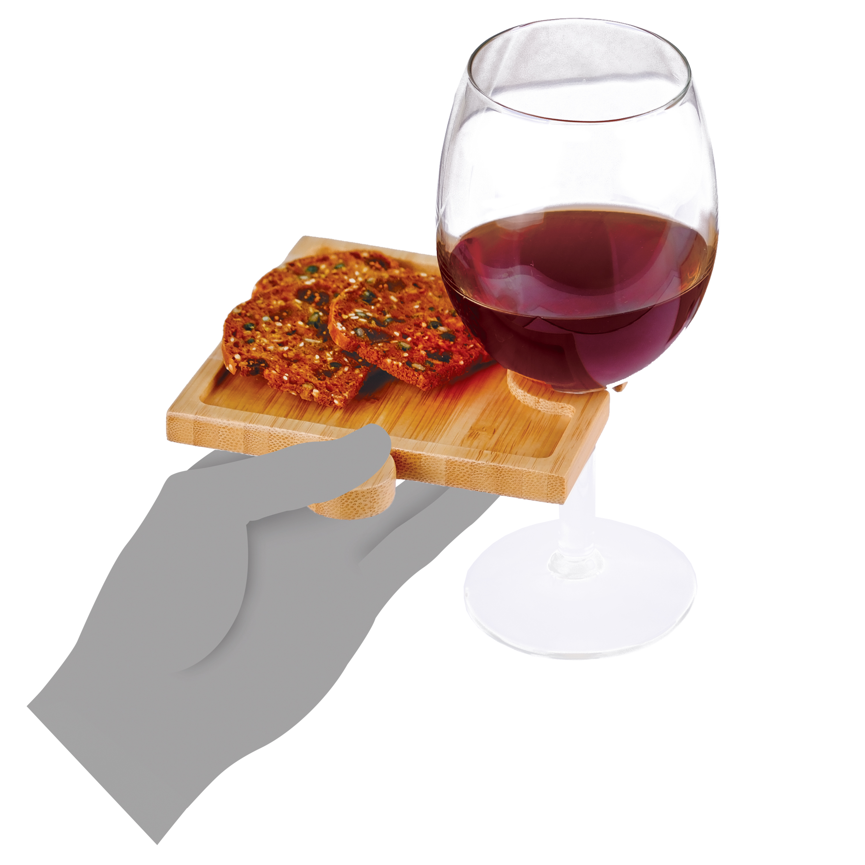 Bamboo Appetizer Plates/ Charcuterie Board Set 8