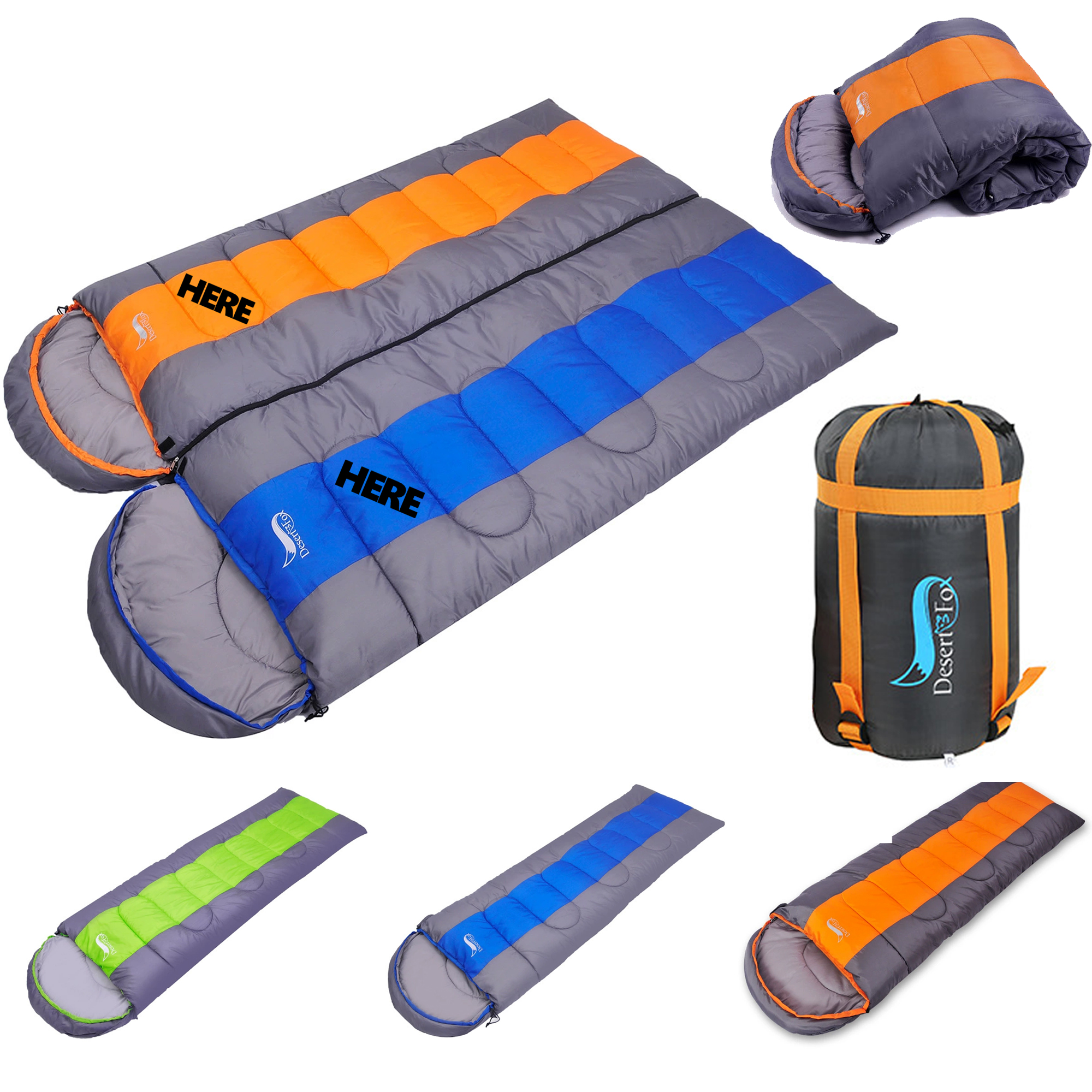 Backpack Sleeping Bag for Spring and Fall 2