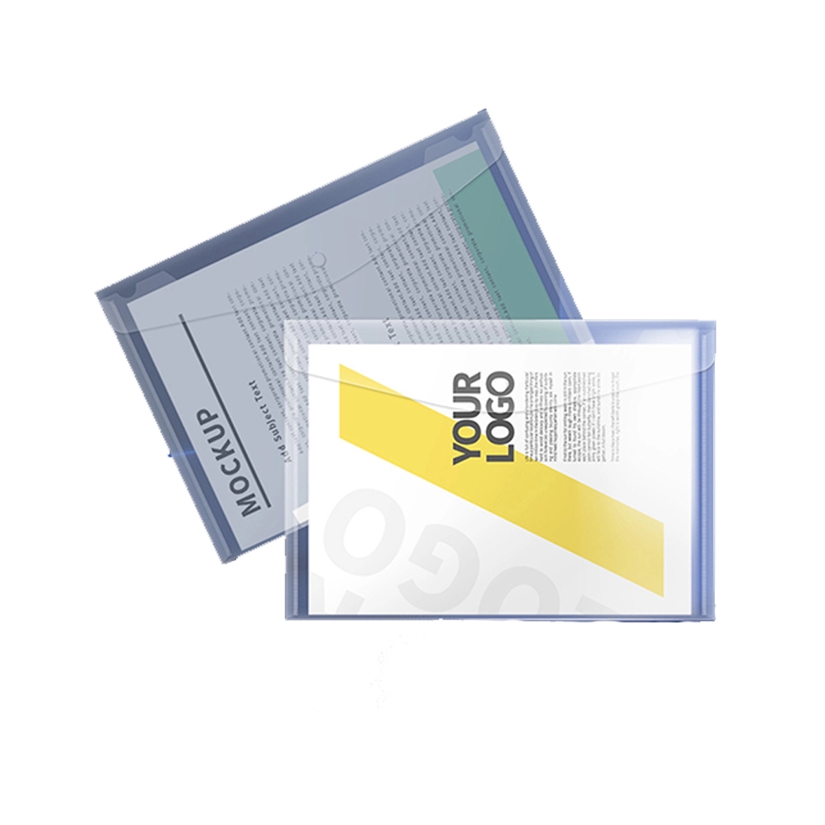 A4 Clear Plastic Documents Pouch Bag