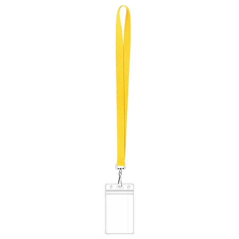Lanyard ID Card Holder Clear PVC 12