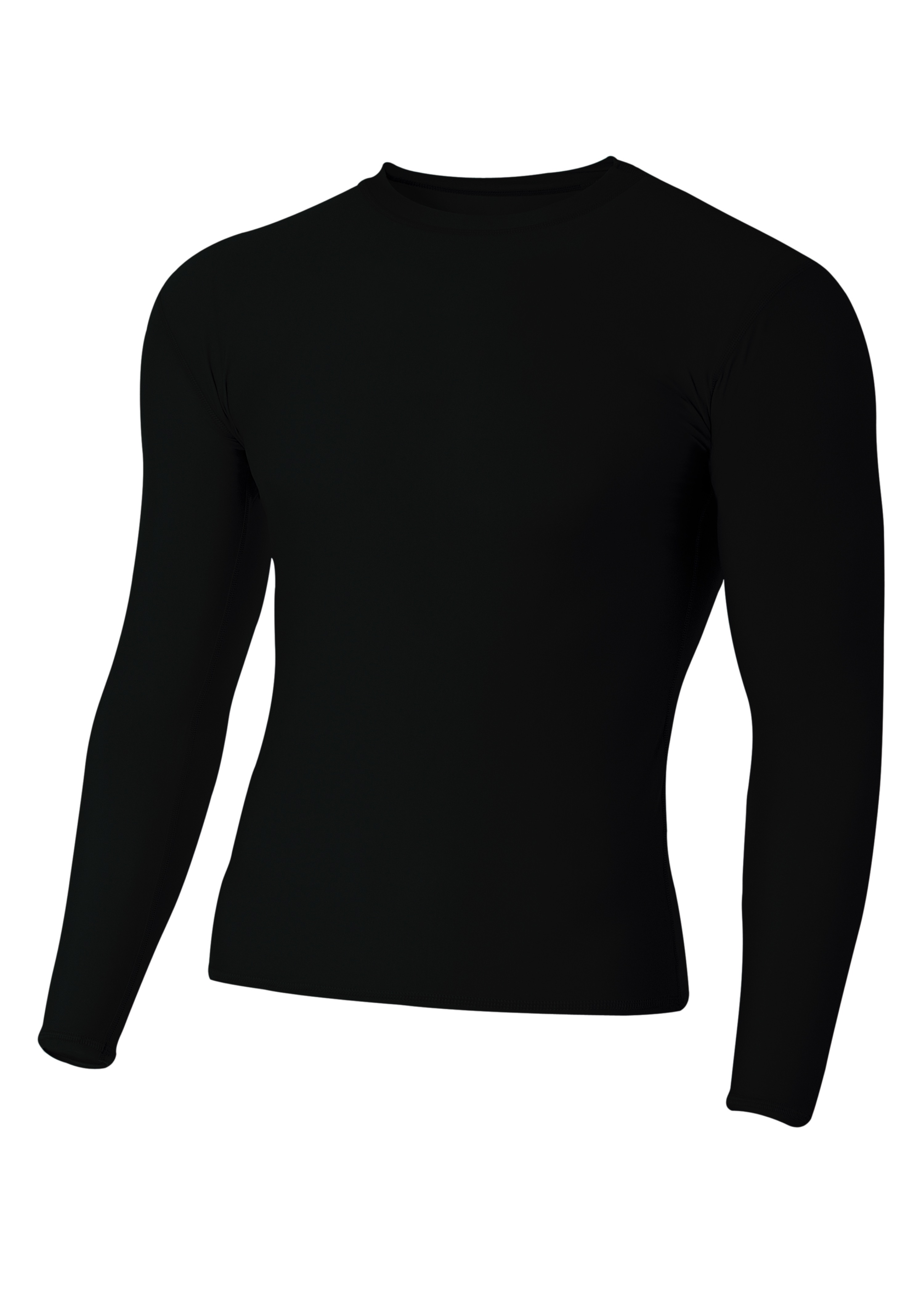 A4 Youth Long Sleeve Compression Crew 3